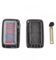 CS007060 for TOYOTA high handed 2+1 key smart card key shell car remote control shell