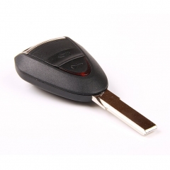 CS005004 2 Buttons Porsche Key Replacement Remote Fob Case Shell Cover with Blan...