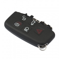 CS004011 RIN Sostituzione Chiave Shell + Chiave Di Emergenza fit Smart Key Fob caso 5 Pulsante Per Land Rover Range Rover Evoque sport LR4 JLR xfJF