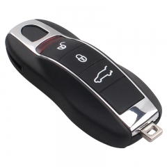 CS005006 New 3 Buttons Smart Remote Key Shell Fob Key Case For Porsche Cayenne Panamera
