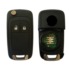 CN088001 for Vauxhall 2 Button Flip remote control key 433MHz PCF7937E 13574865