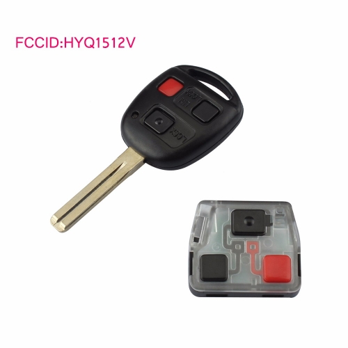 CN052008 For Lexus 3 button Remote 314.4MHZ  ID4C 24090(HYQ1512V)