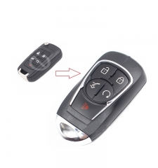 CS013015 Modify Replacement Folding Remote Key Shell 5 Button for Buick OHT01060...