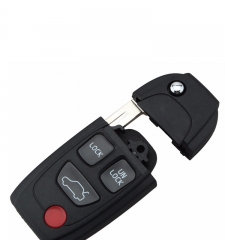 CS050009 Flip Key Shell For Refit for VOLVO S40 V40 C70 XC90 S90 3 + Panic