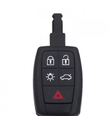 CS050011 5 Button Smart Remote Car Key Shell Blank Fit For VOLVO S40 C30 C70 Keyless Entry Fob Key Case Cover