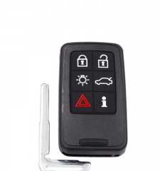 CS050010 Remote Car Key shell Fob 5+1 Button for Volvo S60 S80 V70 XC60 XC70
