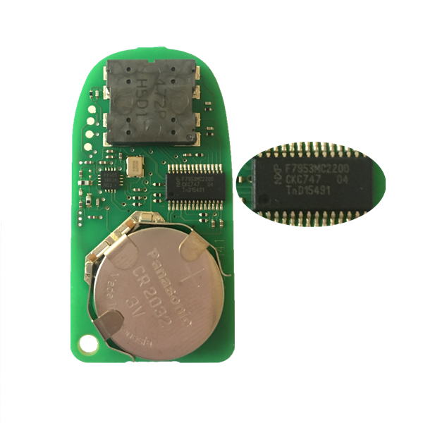 CN086004 Original JEEP 4+1 button Smart Remote Key 433MHZ 4A chip
