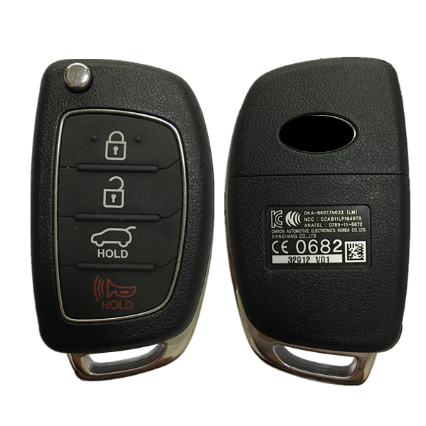 CN020054  Hyundai Tucson Remote Controls 433Mhz Pcf7936 Transponder Chip Fcc Id Oka-860T 95430-2S700 95430-2S701