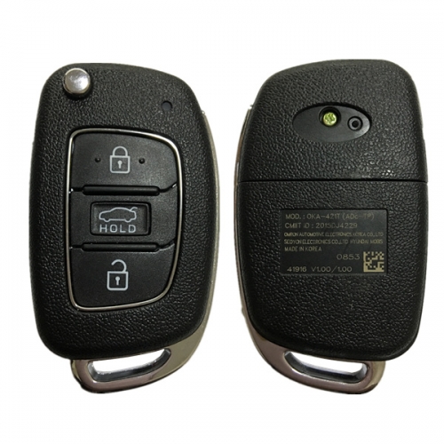 CN020056 Genuine Hyundai Remote Key OKA-421T 433MHZ 4D60 80BIT