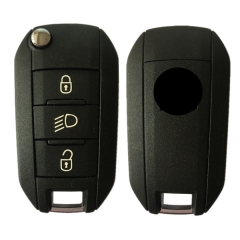 CN009036 ORIGINAL Flip Key for Peugeot Buttons3 Frequeny 433 MHz Transponder PCF...