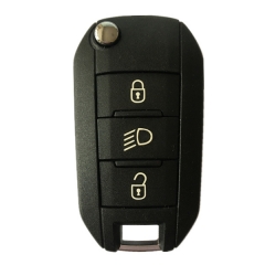 CN009036 ORIGINAL Flip Key for Peugeot Buttons3 Frequeny 433 MHz Transponder PCF 7941 Part No 5FA01035304