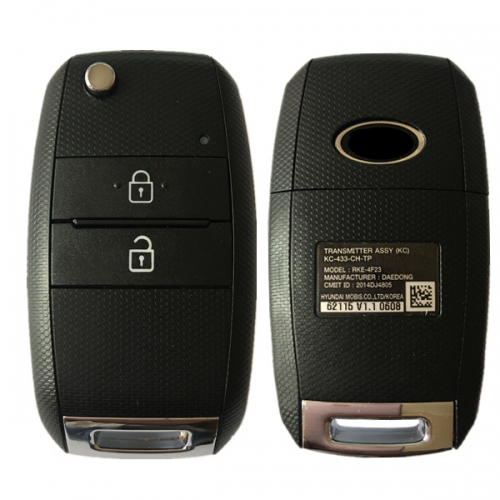 CN051014 Original Kia 2 button remote key 433.92mhz CMIIT ID2014DJ4805 Model RKE-4F23