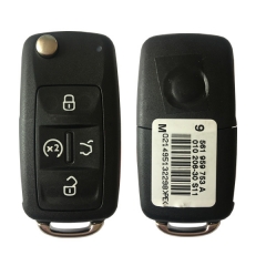 CN001080 Flip remote key 4+1 button with panic 315mhz 561 837 202 A for VW car k...