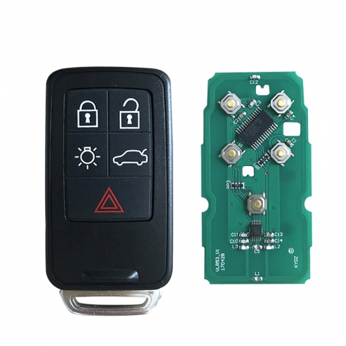 CN050001 5 buttons smart remote car key 433mhz PCF7945 for Volvo XC60 S60 S60L V40 V60