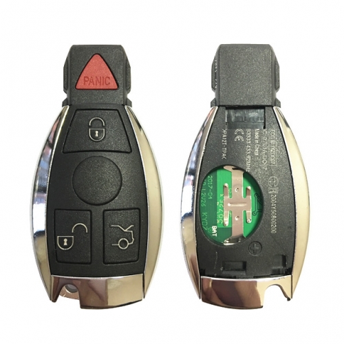 CN002044 3+1 Buttons Car Smart Remote Key For Mercedes Benz year 2000+ NEC&BGA style Auto Remote Key Control 434MHz