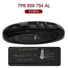 CN001021 VW Tounreg 3 Button smart card 7P6 959 754 AL 433 Mhz