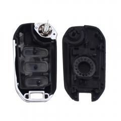 CS009034 3 Buttons New Flip Key Shell for PEUGEOT 508 407 Remote Key Case Auto Parts Car-stlyling NO Blade