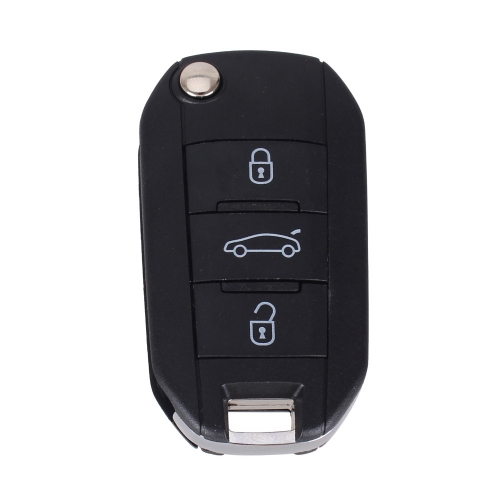 CS009034 3 Buttons New Flip Key Shell for PEUGEOT 508 407 Remote Key Case Auto Parts Car-stlyling NO Blade