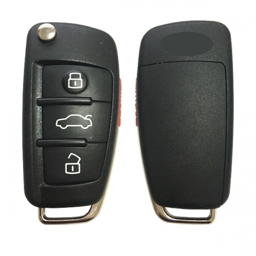 CN008066 Original Audi 4 Button Flip Key Remote Key Fob 315MHZ 8V0 837 220A NBGFS12A71