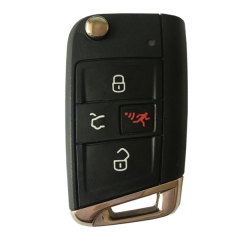 CN001086 For Vw Golf Polo Touran Etc 3+1 Button Flip Key Fob Remote 5g0 959 752 BE 315mzh Keyless GO