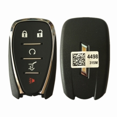 CN014052 2018 Chevrolet Equinox Smart Key 5B Hatch Remote Start 315mhz PCF7937E ...