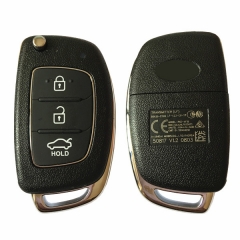 CN020093 3 Button Genuine Flip Remote Key 2015 433MHz 4D60 95430-C1100 for Hyundai Sonata