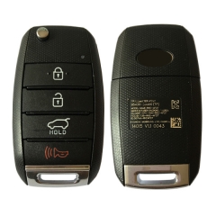 CN051023 2017 KIA Sportage Remote Flip Fob 433MHZ 4D60 95430-D9000 TQ8-RKE-4F27