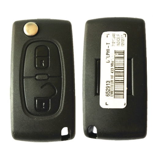 CN009040 Peugeot Remote key 2 buttons CE0523 PCF7941 E33C1002 ASK