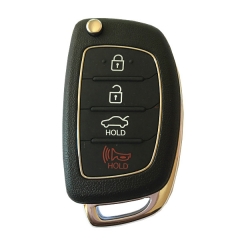 CN020105 Genuine Hyundai 4 Button Remote Alarm Key Flip I10 I20 I30 433MHZ 4D60 Sck-sekshg10btx 95430-32521