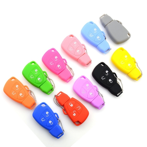 SCC002001 3 Buttons Remote Car Smart Key Case Cover Fob Protector For Mercedes Benz B C E ML S CLK CL Replacement Shell