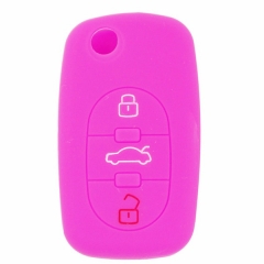 SCC008003 3 Buttons Silicone Car Key Cover For AUDI A2 A3 S3 A4 S4 A6 S6 RS6 A8 TT