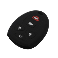 SCC013002 5 Button Remote Silicone Key Case Cover Proctetor for Buick GMC Chevrolet Cadillac Pontiac Saturn Key Car-Styling