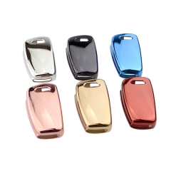 SCC008006 Car Styling Auto Key Cover Case Bag Holder Fit For Audi C6 A7 A8 R8 A1 A3 A4 A5 Q7 A6 C5 Car Covers Accessories