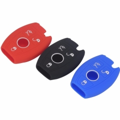 SCC002008 3 Buttons Car Silicone For Benz Smart W203 W211 CLK A C E S Class Slk Cl Key Cover Case