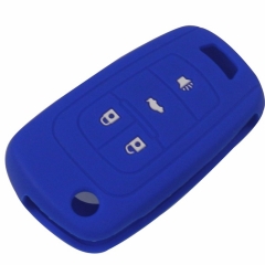 SCC013006 4 Buttons Silicone Remote Car Key Case Cover For Chevrolet Cruze Trax Lova Malibu For Buick For Opel Mokka