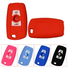 SCC006010 Good Quality Replacement Silicone Car Key Cover Holder Case Bag Shell Skin for BMW 5 7 Series 2 Buttons Key