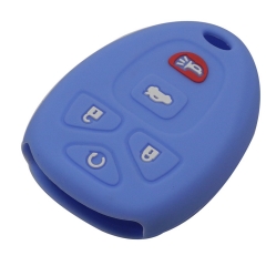 SCC013002 5 Button Remote Silicone Key Case Cover Proctetor for Buick GMC Chevrolet Cadillac Pontiac Saturn Key Car-Styling