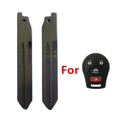 CS027025 Remote Key Head Blade Fob Smart Key Blank Fit For NISSAN March Sunny NS...