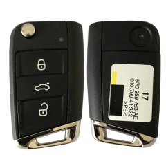 CN001088 ORIGINAL Flip Key for VW 3 Buttons 315MHz MEGAMOS 88 AES MQB Part No 5G...
