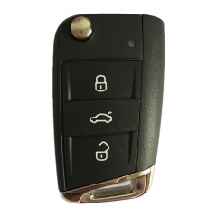 CN001090 ORIGINAL Flip Key for VW 3 Buttons 434MHz MEGAMOS 88 AES MQB Part No 5G6 959 752AG