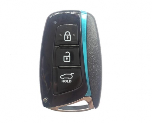 CS020024 3 Button Smart Remote Key Shell Case For Hyundai IX45 Grand Santa Fe With Insert key Blank Fob Key Cover