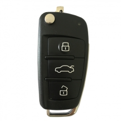 CN008075 ORIGINAL Flip Key for Audi A3 Q2 Q3 3Buttons 434MHZ MQB48 ID48 (megmos ...