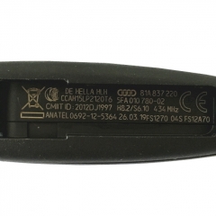 CN008075 ORIGINAL Flip Key for Audi A3 Q2 Q3 3Buttons 434MHZ MQB48 ID48 (megmos AES) 81A 837 220