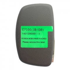 CN020132 For Hyundai I20 2018 Genuine Smart Remote Key 3 Buttons 433MHz PCF7945A Transponder 95440-C7100