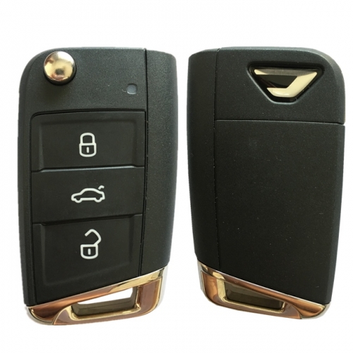 CN001096 For 2019 Volkswagen jetta 3 Button Flip Key Fob Remote 5CG 959 752 E 434mzh NCP2161W chip Keyless GO