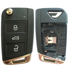 CN001096 For 2019 Volkswagen jetta 3 Button Flip Key Fob Remote 5CG 959 752 E 434mzh NCP2161W chip Keyless GO