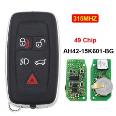 CN004013 5 Button Full Smart Card Remote Car Key Fob 315Mhz 49 Chip for Land Rover for Range Rover Sport Evoque AH42-15K601-BG