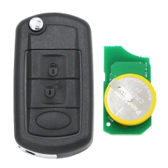 CN004005 3 Button Folding Flip Remote Key Smart Car Key 433Mhz + 7935 Chip Uncut Blade for Land Rover Range Rover Vogue