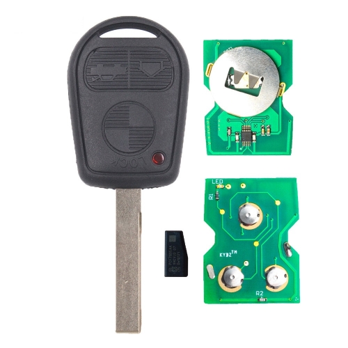CN006001 EWS Remote Key - 3 Button & 315MHz & ID44 Chip & HU92 Blade - FOB for BMW 3 5 7 X5 X3 Z4 E38 E39 E46