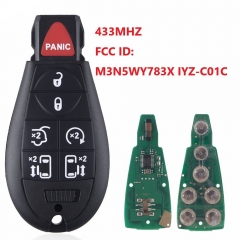 CN015010 for Chrysler JEEP DODGE 6+1 button 433MHZ Smart Remote Key M3N5WY783X /...